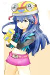  1girl blue_hair company_connection cute fire_emblem fire_emblem:_kakusei fire_emblem_heroes intelligent_systems lucina moe mona_(warioware) nintendo sora_(company) super_smash_bros. super_smash_bros._ultimate super_smash_bros_for_wii_u_and_3ds wario wario_(cosplay) warioware 