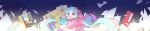  404 chibi crying frills highres http_status_code long_image multicolored_hair original paper pikachurin tagme tears wide_image 
