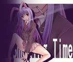  bunny_ears cigarette iroha_(unyun) long_hair purple_hair rabbit_ears reisen_udongein_inaba skirt smoking touhou unyun 