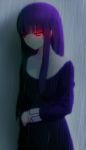  bad_id kara_no_kyoukai long_hair purple_hair red_eyes yasuko_(yg) 