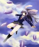  bad_id bullet bullets bunny_ears flying highres long_hair panties purple_hair rabbit_ears reisen_udongein_inaba rinnfa skirt touhou underwear 