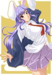  bunny_ears daisuke_(artist) long_hair purple_hair rabbit_ears reisen_udongein_inaba skirt touhou 