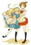  alice_(wonderland)_(cosplay) alice_in_wonderland apron cosplay crossdressing crossdressinging dress hairband hanamura_yousuke kuma_(persona4) kuma_(persona_4) legs lingerie mary_janes persona persona_4 petticoat shoes skirt socks trap underwear yoshi_92 