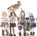  alternate_costume casual contemporary gap hakurei_reimu hieda_no_akyuu horn horns hoshiguma_yugi hoshiguma_yuugi ibuki_suika inaba_tewi kagekichirou kirisame_marisa mochiki morichika_rinnosuke oekaki reisen_udongein_inaba shameimaru_aya touhou yakumo_yukari 