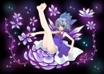  bloomers blue_hair cirno himaki ribbon ribbons short_hair touhou wings 