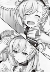 azur_lane belfast_(azur_lane) crying hug little_bel_(azur_lane) long_hair multiple_girls