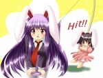  holding holding_fishing_rod inaba_tewi kagura_chitose reisen_udongein_inaba touhou 