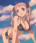  bikini blue_eyes breasts cleavage hirose_(mokiki) original pink_hair swimsuit twintails 