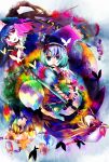  colorful kazu_(muchuukai) konpaku_youmu konpaku_youmu_(ghost) myon saigyouji_yuyuko touhou yakumo_ran yakumo_yukari 