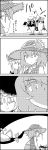  4koma animal_ears bag bow braid cat_ears cat_tail choker closed_eyes comic commentary_request flower gap greyscale hair_between_eyes hair_bow hair_tubes hakurei_reimu hat hat_flower hat_ribbon high_five highres kaenbyou_rin kazami_yuuka long_sleeves medium_hair mob_cap monochrome multiple_hair_bows multiple_tails necktie plaid plaid_vest ribbon shaded_face shirt short_hair smile straw_hat sweat tail tani_takeshi touhou translation_request twin_braids vest yakumo_yukari yukkuri_shiteitte_ne 