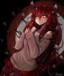  flaky happy_tree_friends knives likesac personification redhead skirt sweater 