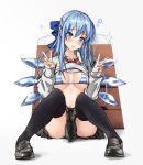  ... 1girl ? alternate_costume alternate_hair_length alternate_hairstyle amagi_(amagi626) ass bangs bikini black_footwear black_legwear black_skirt blue_bikini blue_bow blue_eyes blue_hair blush bow breasts cirno clothes_lift commentary_request contemporary double_v eyebrows_visible_through_hair full_body gradient gradient_background grey_background grey_sweater hair_between_eyes hair_bow hands_up head_tilt highres loafers long_hair looking_at_viewer medium_breasts miniskirt navel older pleated_skirt red_neckwear school_uniform shirt shoes sitting skirt solo sparkle star stomach striped striped_bikini sweater sweater_lift swimsuit thigh-highs thighs touhou translation_request v white_background white_bikini white_shirt wing_collar 