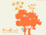   colette_brunel flower long_hair tales_of_(series) tales_of_symphonia tree wings  