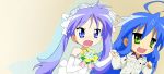  crossdressinging hiiragi_kagami izumi_konata lucky_star tagme wedding 