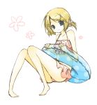  blonde_hair kagamine_rin short_hair solo swimsuit tomine_chiho vocaloid 