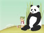   koiwai_yotsuba panda tagme yotsubato!  