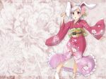  bunny_ears hanetsuki highres japanese_clothes kimono natsumi_akira reisen_udongein_inaba touhou wallpaper 