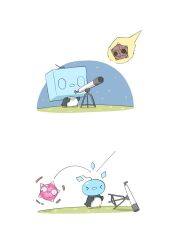  bird eiscue eiscue_(ice) eiscue_(noice) full_body ice igwjgsarifbfo9u meteor minior minior_(core) minior_(red_core) night night_sky no_humans penguin pokemon pokemon_(creature) pokemon_focus sky smile star_(sky) telescope 