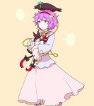  bird bird_on_head birds blank_word_bubble bow cat cat_tail egawa_satsuki hairband heart heart_tail kaenbyou_rin kaenbyou_rin_(cat) komeiji_satori long_skirt nekomata purple_hair red_eyes reiuji_utsuho reiuji_utsuho_(bird) satsuki_(dorowa) short_hair skirt tail touhou 