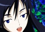  blood+ blue_eyes close-up diva long_hair open_mouth solo vector_trace 