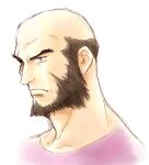  beard black_hair blue_eyes cowboy_bebop facial_hair jet_black male sketch 