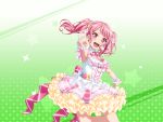 bang_dream! dress long_hair maruyama_aya official_art pink_eyes pink_hair smile twintails