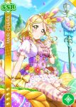  blonde_hair dress easter ohara_mari short_hair smile yellow_eyes 