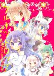  :d ahoge akashi_(azur_lane) animal_ear_fluff animal_ears apron ayanami_(azur_lane) azur_lane bangs bell black_bow black_hairband black_ribbon black_sleeves blue_eyes blue_sailor_collar blush bow braid brown_sailor_collar cat_ears closed_mouth commentary_request cover cover_page detached_sleeves dress elbow_gloves eyebrows_visible_through_hair gloves green_hair hair_between_eyes hair_bow hair_bun hair_flaps hair_ornament hair_ribbon hairband hammann_(azur_lane) high_ponytail jingle_bell kouu_hiyoyo light_brown_hair long_hair long_sleeves maid object_hug one_side_up open_mouth ponytail puffy_short_sleeves puffy_sleeves purple_hair red_bow red_eyes ribbon sailor_collar sailor_dress shirt short_sleeves silver_hair single_braid sirius_(azur_lane) sleeveless sleeveless_shirt sleeves_past_fingers sleeves_past_wrists smile stuffed_alicorn stuffed_animal stuffed_toy unicorn_(azur_lane) very_long_hair violet_eyes waist_apron white_apron white_dress white_gloves white_shirt wrist_cuffs yellow_neckwear 