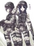  army asakura_ryouko gun military nagato_yuki suzumiya_haruhi_no_yuuutsu tagme 