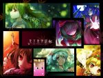  highres inubashiri_momiji kagiyama_hina kawashiro_nitori kochiya_sanae moriya_suwako mountain_of_faith scarlet_(studioscr) shameimaru_aya touhou wallpaper yasaka_kanako 