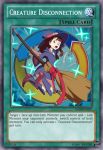  1girl 2019 boots broom brown_eyes brown_hair full_body hat kagari_atsuko little_witch_academia long_hair looking_back open_mouth parody showers-u text_focus trading_card witch_hat yu-gi-oh! 