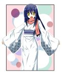  fumihiro japanese_clothes kimono nurarihyon_no_mago ringed_eyes scarf yellow_eyes yuki_onna yuki_onna_(nurarihyon_no_mago) 