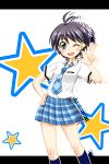  idolmaster kikuchi_makoto npon515 rough_time_school school_uniform 