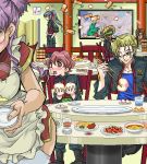  everyone kisou_nowora lowres macross macross_frontier oekaki restaurant waitress 