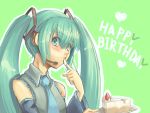  bad_id birthday cake food hatsune_miku pastry twintails vocaloid 