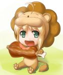  boned_meat chibi cosplay fate/stay_night fate_(series) food lion meat mister_donut moe_lion pon_de_lion pon_de_lion_(cosplay) saber saber_lion sugar_(artist) 