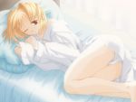  arcueid_brunestud blonde_hair dress_shirt panties shirt tsukihime underwear white_panties 