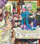  everyone kisou_nowora lowres macross macross_frontier oekaki restaurant waitress 