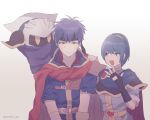  1other 2boys armor blue_eyes blue_hair blush cape fingerless_gloves fire_emblem fire_emblem:_mystery_of_the_emblem fire_emblem:_souen_no_kiseki fire_emblem_heroes gloves hair_ornament hal_laboratory_inc. headband hoshi_no_kirby ike intelligent_systems jewelry kirby_(series) kirby_(specie) laughing male_focus marth mask meta_knight multiple_boys nintendo open_mouth ragnell short_hair simple_background smile sora_(company) super_smash_bros. super_smash_bros_brawl tiara tokika_asr wings yellow_eyes 