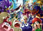  adeleine album_cover broom chuchu_(kirby) coo_(kirby) cover dragoon_(kirby) dyna_blade galactic_nova gooey gryll_(kirby) hydra_(kirby) jizo_yukari king_dedede kirby kirby_(series) long_nose marx meta_knight nago_(kirby) nightmare_(kirby) pitch_(kirby) red_sclera ribbon_(kirby) rick_(kirby) shouting star_rod sweatdrop zero_(kirby) zero_two_(kirby) 