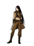  advance_wars:_days_of_ruin black_hair highres hiroaki_(artist) hiroaki_(kof) lin_(advance_wars) long_hair navel official_art uniform 