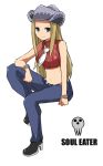  elizabeth_thompson maro_nie midriff necktie sleeveless sleeveless_turtleneck soul_eater turtleneck 