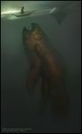  boat fish monster ocean underwater 