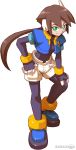  brown_hair green_eyes highres rockman rockman_zx watermark 