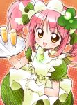  amulet_clover clubs hinamori_amu kemkem magical_girl serving_tray shugo_chara! solo tray 