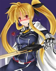  fate_testarossa mahou_shoujo_lyrical_nanoha mahou_shoujo_lyrical_nanoha_strikers raising_heart tears 