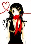  buzz hair_ornament hairclip hikari_(pokemon) pokemon scarf simple_background solo white_background 