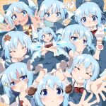  (9) 6+girls :&gt; :3 :d :t ? ahoge anger_vein blue_bow blue_dress blue_eyes blue_hair blush blush_stickers book bow cirno commentary_request crossed_arms crying crying_with_eyes_open do_(4-rt) dress eyebrows_visible_through_hair facing_viewer fang fang_out grin hair_bow heart highres ice ice_wings large_bow looking_at_viewer multiple_girls multiple_persona open_mouth pout puffy_short_sleeves puffy_sleeves reading shaded_face short_hair short_sleeves smile spoken_heart symbol-shaped_pupils tan tanned_cirno tears teeth thought_bubble touhou translated trembling v-shaped_eyebrows wings 