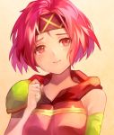  1girl closed_mouth commentary_request crying crying_with_eyes_open fire_emblem fire_emblem:_seima_no_kouseki headband jurge neimi pink_eyes pink_hair short_hair simple_background solo tears upper_body 