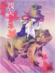  frog hat kogawa moriya_suwako riding touhou 